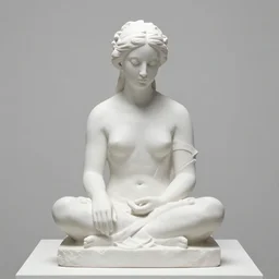 white sculpture