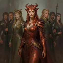 a female copper dragonborn!!!, beautiful, pretty, dragonborn, lizardfolk, stately robes, dnd character art portrait, matte fantasy painting, deviantart artstation, by jason felix by steve argyle by tyler jacobson by peter mohrbacher by paul hedley, cinema
