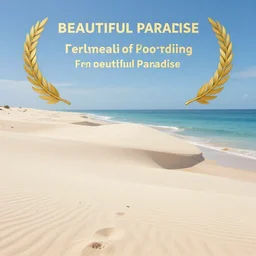 beautiful Paradise, sunny, photorealistic, masterpiece, award winning landscape photo, hyperdetailed