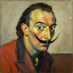 james ensor painting with dali strokes and colors