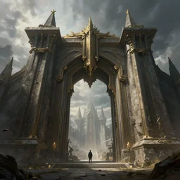 the gateway to Valhalla, fantasy art, detailed , cinematic