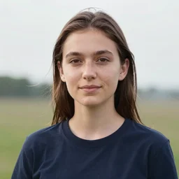 a portrait of a character in a scenic environment by lisa falkenstern