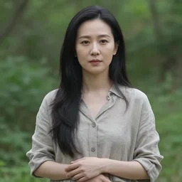 if mother nature was a real female photorealistic