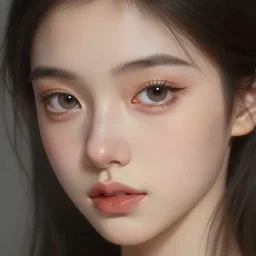 perfectly detailed closeup portrait of a beautiful mysterious girl, cute eyes, smooth, digital painting, by greg rutkowski and hr giger, zbrush, trending on artstation