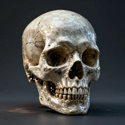 cyborg skull