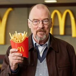Walter White at McDonald's, photo