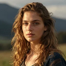 a portrait of a character in a scenic environment by gabriel picart