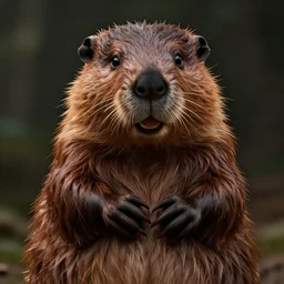 hyperrealistic dslr film still of ( justin bieber ) disguised as anthropoid beaver, stunning 8 k octane comprehensive 3 d render, inspired by istvan sandorfi & greg rutkowski & unreal engine, perfect symmetry, dim volumetric cinematic lighting, extremely hyper - detailed, incredibly real lifelike attributes & flesh texture, intricate, masterpiece, artstation, stunning