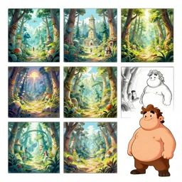 photo cartoon bd illustration comic manga painting of coridor environement : 5 fantasy environement, digital painting : 1 fat brush concept sketch artist bd enki bilal : 1 0