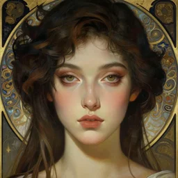 dmt goddess closeup filled background around face, fantasy magic, undercut hairstyle, dark light night, intricate, elegant, sharp focus, illustration, highly detailed, digital painting, concept art, matte, art by wlop and artgerm and greg rutkowski and alphonse mucha, masterpiece