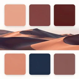 colour palette of imaginary colours
