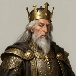 portrait of a medieval old king, intricate, elegant, highly detailed, digital painting, artstation, concept art, smooth, sharp focus, illustration, art by fujita goro, 8 k