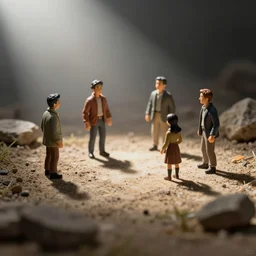 these puppets are very small and have a very clear understanding of being only one inch tall.