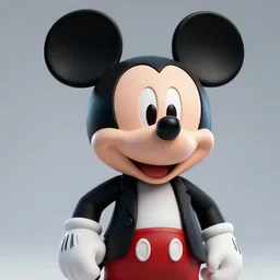 mickey mouse in a suit, realistic, 8 k, extremely detailed, cgi, trending on artstation, hyper - realistic render, by greg rutkowski