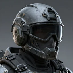 stealth military gamma goggles headgear helmet mercenary combat armor special tactical elite future nano final render trending on artstation digital painting highly detailed concept art final 4 k 8 k hd shading sharp intricate