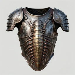 chest plate armor, intricate, inspired by a trilobite, artstation