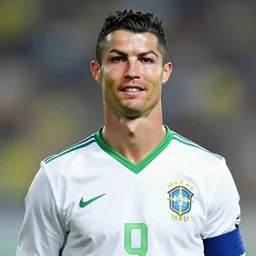 ronaldo luis nazario de lima, brazilian ronaldo, potrait, 4 k