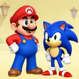 1940s disney film about super mario and sonic the hedgehog