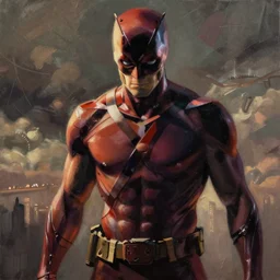 daredevil painted by bruce timm