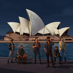 photo the last us part 2 sydney : 5 4 k rtx hdr volume light concept studio matte painting environment digital illustration fanart artstation by eytan zana and balazs agoston, jad saber, aaron limonick, pablo dominguez and florent lebrun and robby johnson
