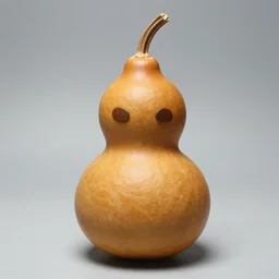 gourd shaped like the face of amber heard hybrid intercross mix as a gourd