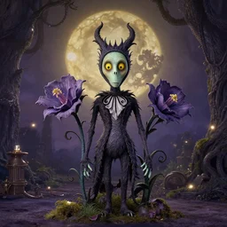 Dragon flowers by tim burton