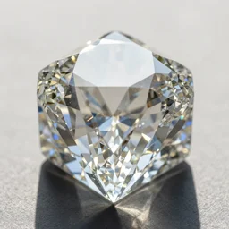 giant chunk of diamond shaped like cube, sunlight, f - stop, high quality photography,