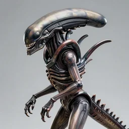 a detailed photo of a xenomorph by james christensen and tom bagshaw, side view, xenomorph surrounded by colorful flowers, 2 4 mm lens, deviantart, 8 k, pinterest, selling in etsy