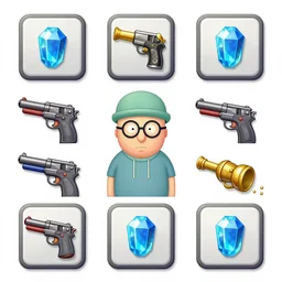 jesse pinkman match 3 game with guns bongs and blue crystals candy crush by king in game screenshot