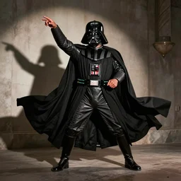 richard simmons as darth vader dancing to the oldies