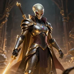 Alien jedi warrior, artstation, cgsociety, award-winning, masterpiece, stunning, beautiful, glorious, powerful