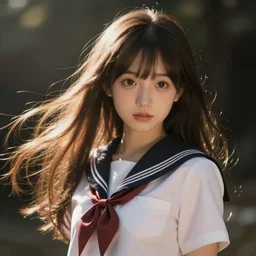 magical and mystical, illustrious makinami, school girl, octane render, rembrandt, cgsociety, artstation trending, highly detailded