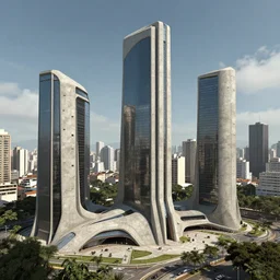 futuristic sao paulo, concrete, dystopia, 4 k, artstation, concept art