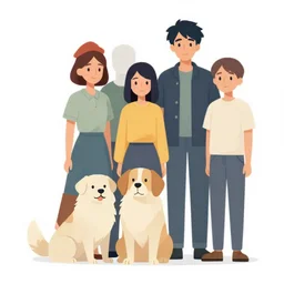 dog. clean cel shaded vector art. shutterstock. behance hd by lois van baarle, artgerm, helen huang, by makoto shinkai and ilya kuvshinov, rossdraws, illustration,