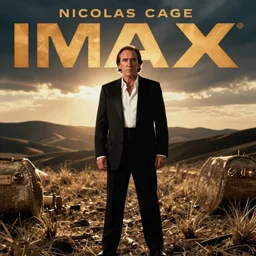 nicolas cage as elton john in movie biopic, cinematography imax