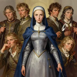 A digital painting of joan of arc, by Stanley Artgerm Lau, frank frazetta, Rossdraws, James Jean, gerald brom, Andrei Riabovitchev, Marc Simonetti, and Sakimichan, trending on artstation, SFW version