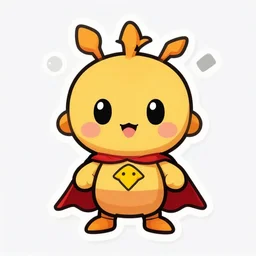 cute miss mascot artikodin artikodin articuno super hero sticker art, cronobreaker, beeple game icon