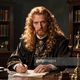 wizard in his office stock photo getty images