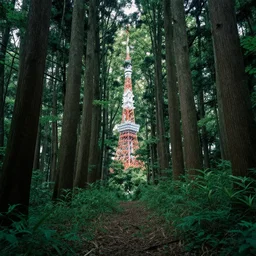 tokyo in forest