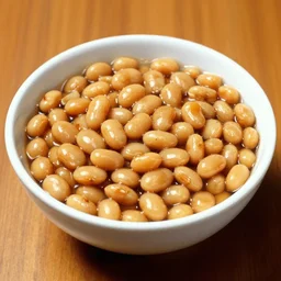 a bowl of baked beans by andy warhol