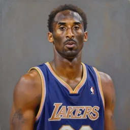 mark wahlberg portrays kobe bryant, oil on canvas, by sydney mount, trending on artstation