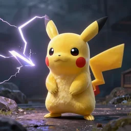 Real life Pikachu using thunderbolt move, national geographic