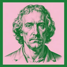 green and pink graphic conceptual post - mortem monumental portrait made by escher and william blake and salvador dali, highly conceptual art, intricate detailed painting, illustration sharp detail, manga 1 9 9 0, experimentation cabinet