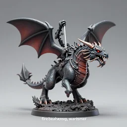 “fire breathing dragon, warhammer miniature”