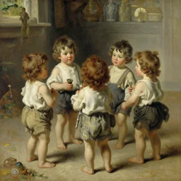high quality high detail painting by ilya repin, midgets, hd