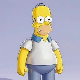Homer Simpson as C3PO, cinematic 4k