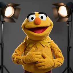 studio portrait still of muppet!!!!! [ markiplier ]!!!!!! as a muppet muppet as a muppet, 8 k, studio lighting, key light