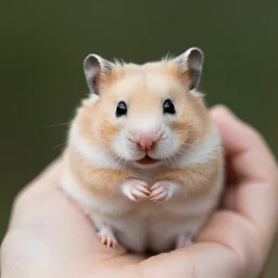 hamster in your hand