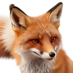 fox's fur texture, video game asset