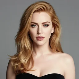 photo of a gorgeous christina hendricks amber heard hybrid by mario testino, realistic, professionally, professionally color graded, half body shot, victoria's secret, sharp focus, 8 k high definition, insanely detailed, intricate, elegant, sony a 7 r